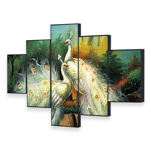 Set Of Five Framed Digital Wall Painting - Image 4