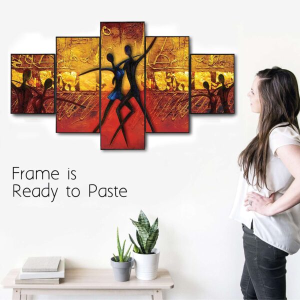 Set Of Five Framed Digital Wall Painting - Image 2